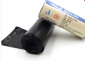 图片 奇正 HL-046(黑色)背心式垃圾袋45*60cm