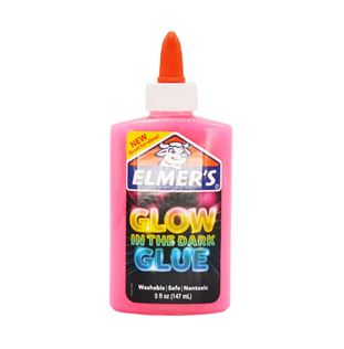 图片 美国艾默思Elmers牛头夜光胶闪粉胶水史莱姆