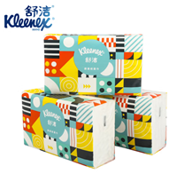 图片 舒洁面巾纸3层130抽*3包 1提装 94669 抽纸 M码